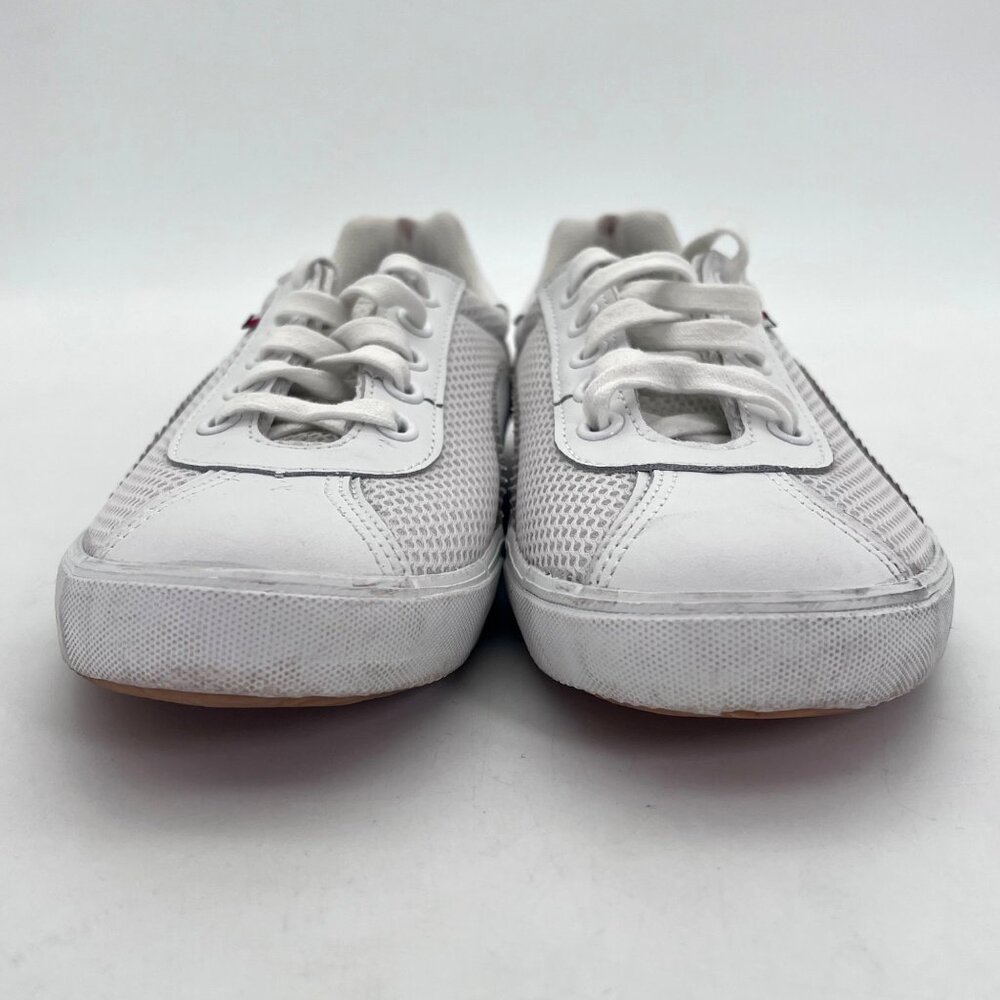 Tommy Hilfiger White Mesh & Leather Lace-Up Sneakers Womens Shoes Size 8M - Picture 5 of 14